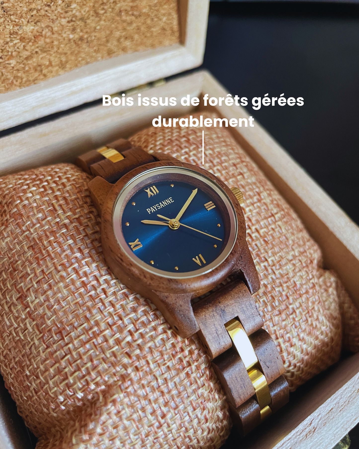 La Charentaise Femme - Notre montre en bois
