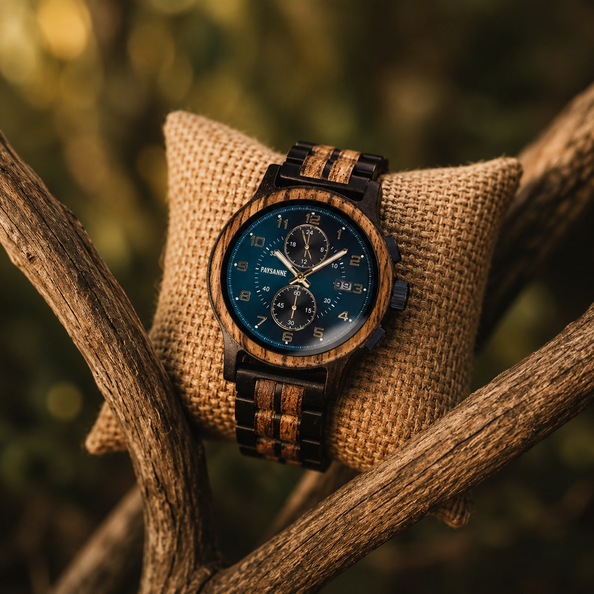 La Charentaise Homme - La montre en bois inspirée de votre région.