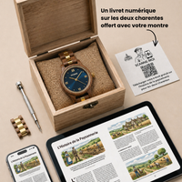 La Charentaise Femme - La montre en bois inspirée de votre région.