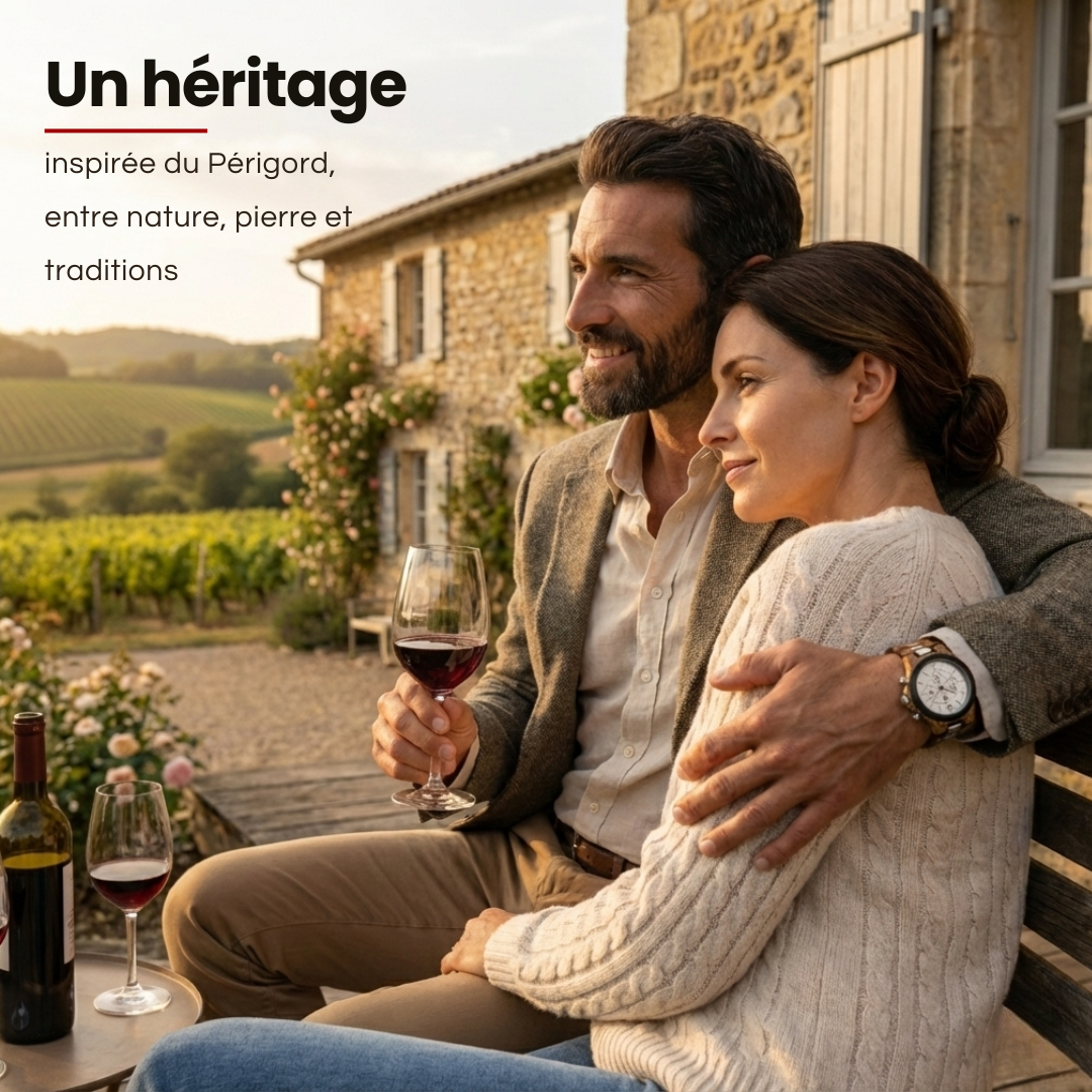 La Périgord Homme - La montre en bois inspirée de votre région.