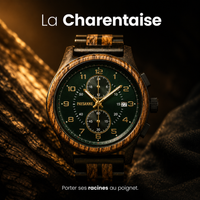 La Charentaise Homme - La montre en bois inspirée de votre région.