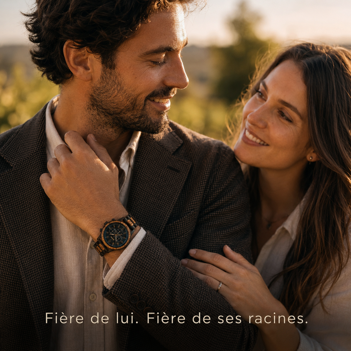 La Charentaise Homme - La montre en bois inspirée de votre région.
