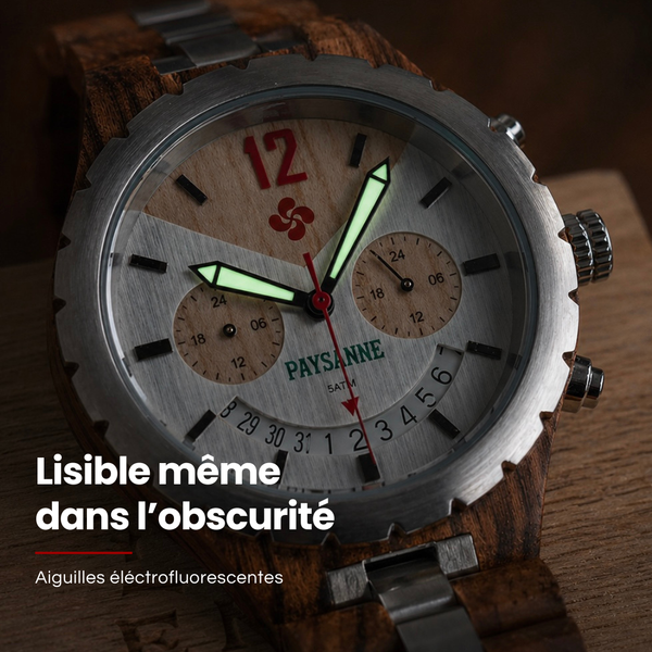 La Basque Homme - La montre en bois inspirée de votre région.