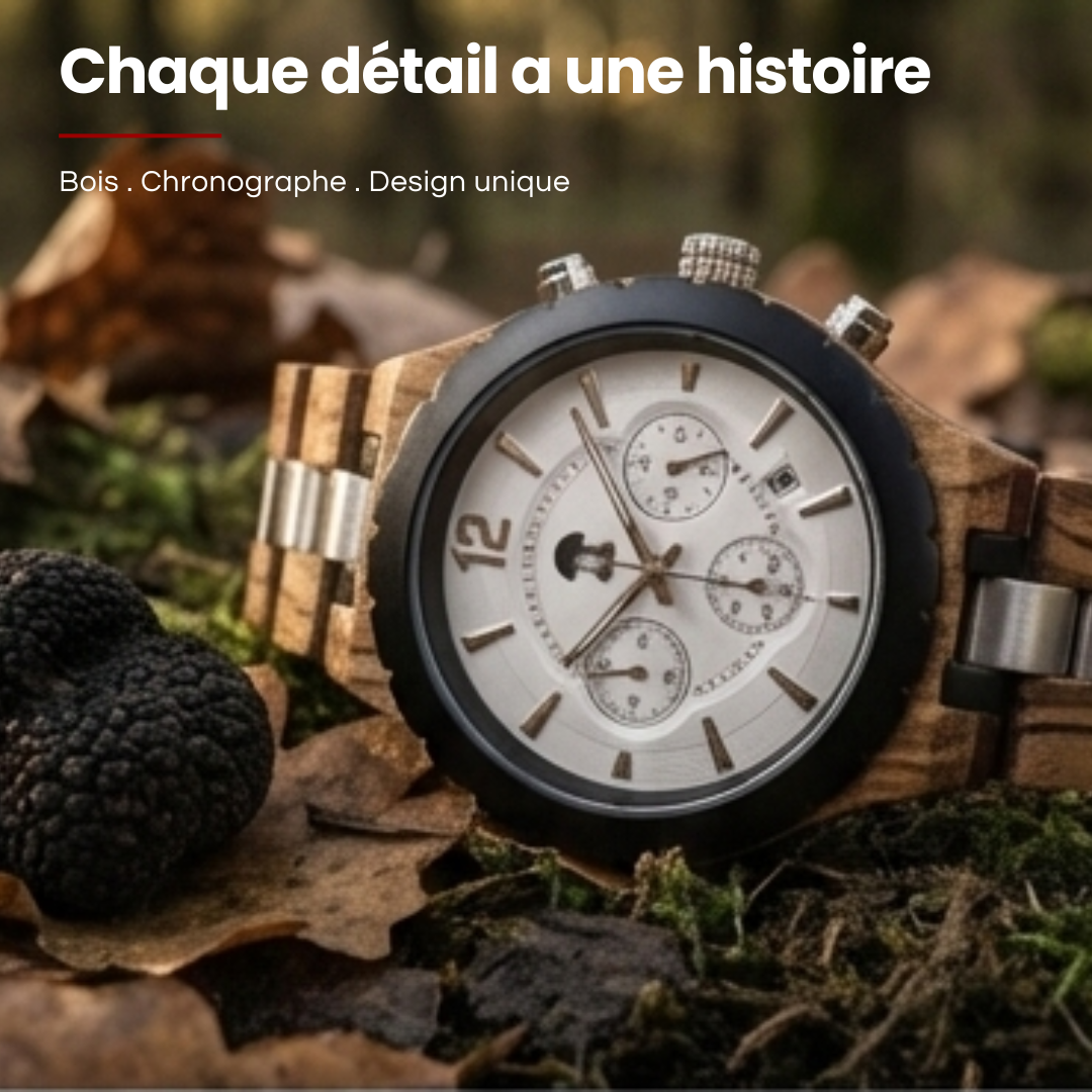La Périgord Homme - La montre en bois inspirée de votre région.