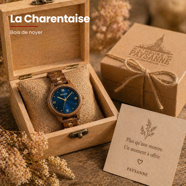 La Charentaise Femme - La montre en bois inspirée de votre région.