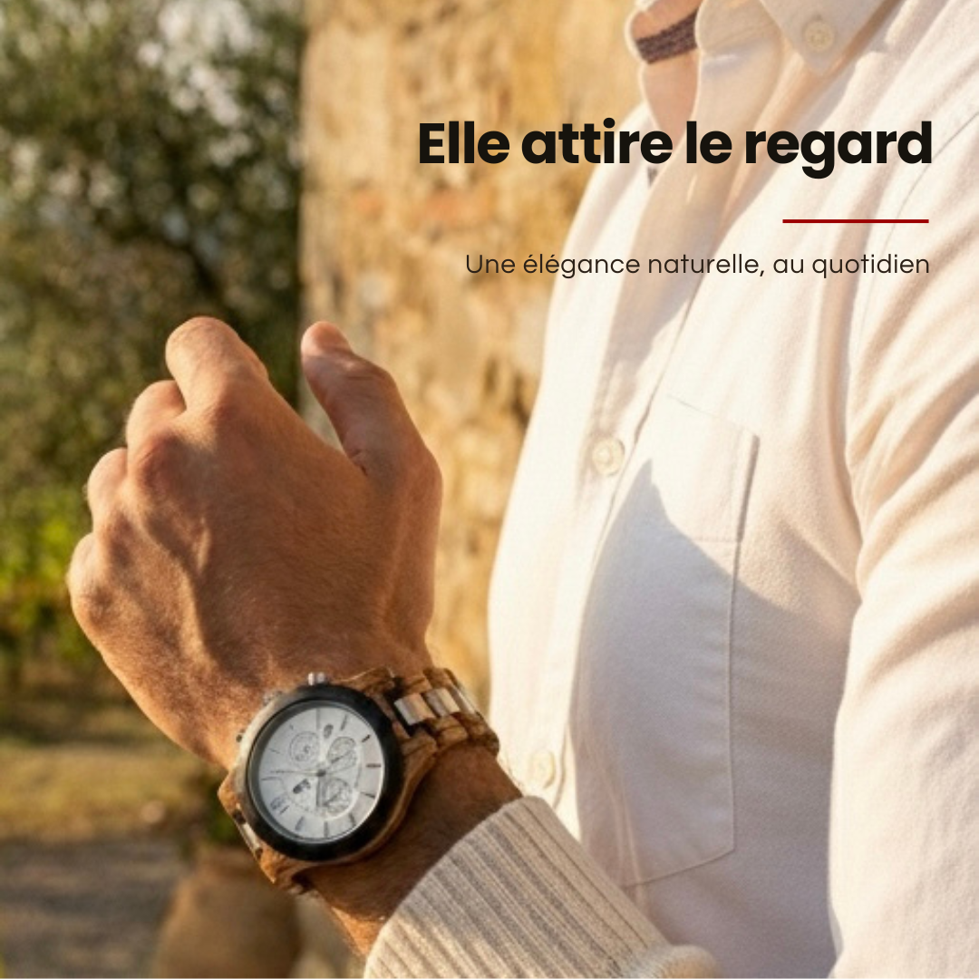 La Périgord Homme - La montre en bois inspirée de votre région.