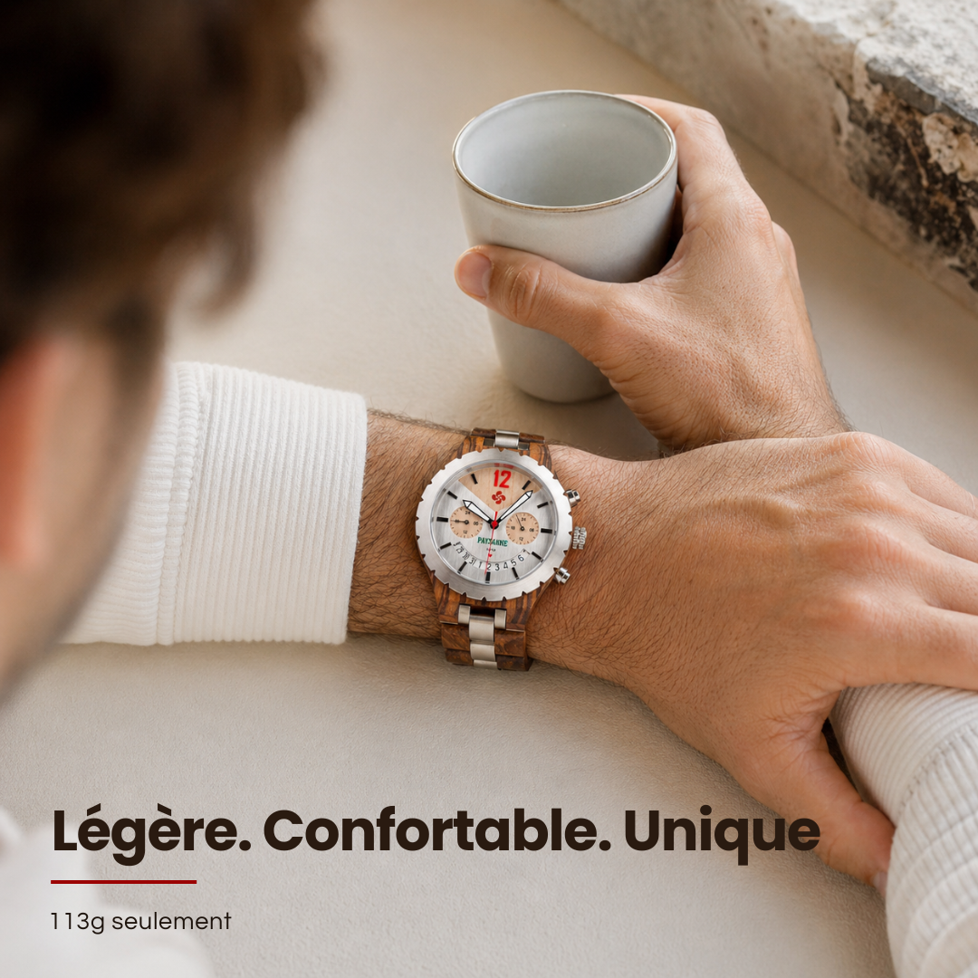 La Basque Homme - La montre en bois inspirée de votre région.