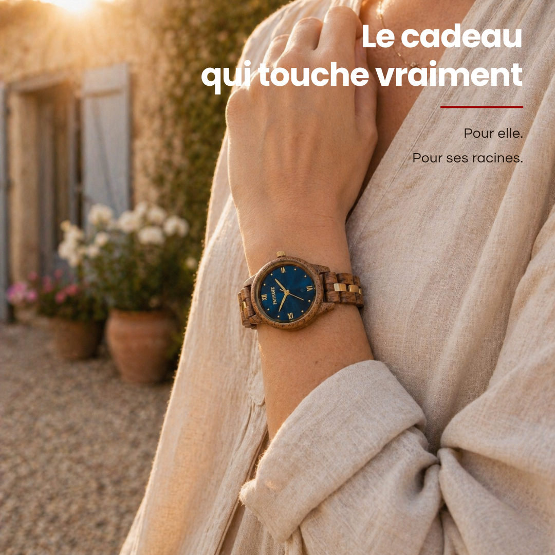 La Charentaise Femme - La montre en bois inspirée de votre région.