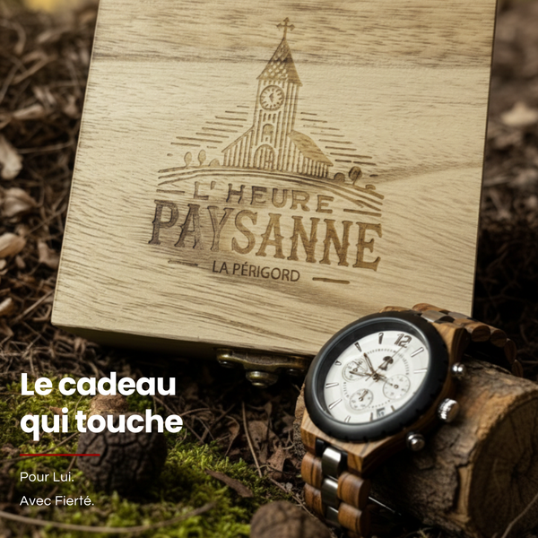 La Périgord Homme - La montre en bois inspirée de votre région.