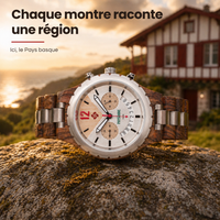 La Basque Homme - La montre en bois inspirée de votre région.