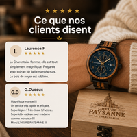 La Charentaise Homme - La montre en bois inspirée de votre région.