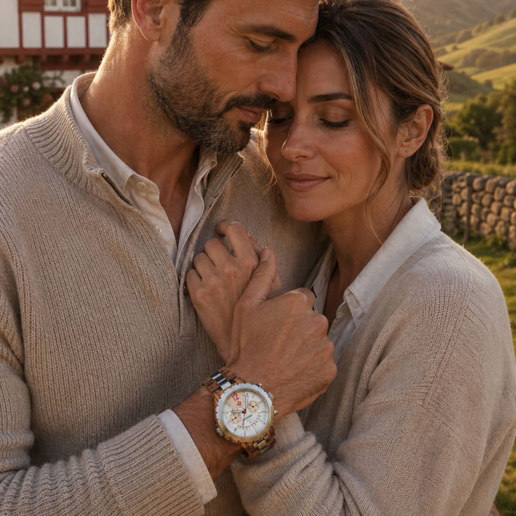 La Basque Homme - La montre en bois inspirée de votre région.