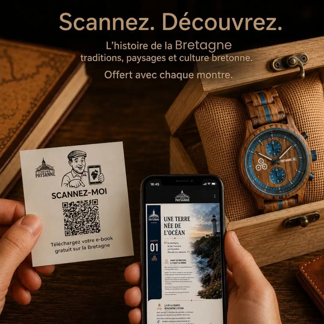 Livret numérique sur la Bretagne offert avec la montre La Bretonne