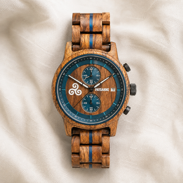La Bretonne Homme - La montre en bois inspirée de votre région.